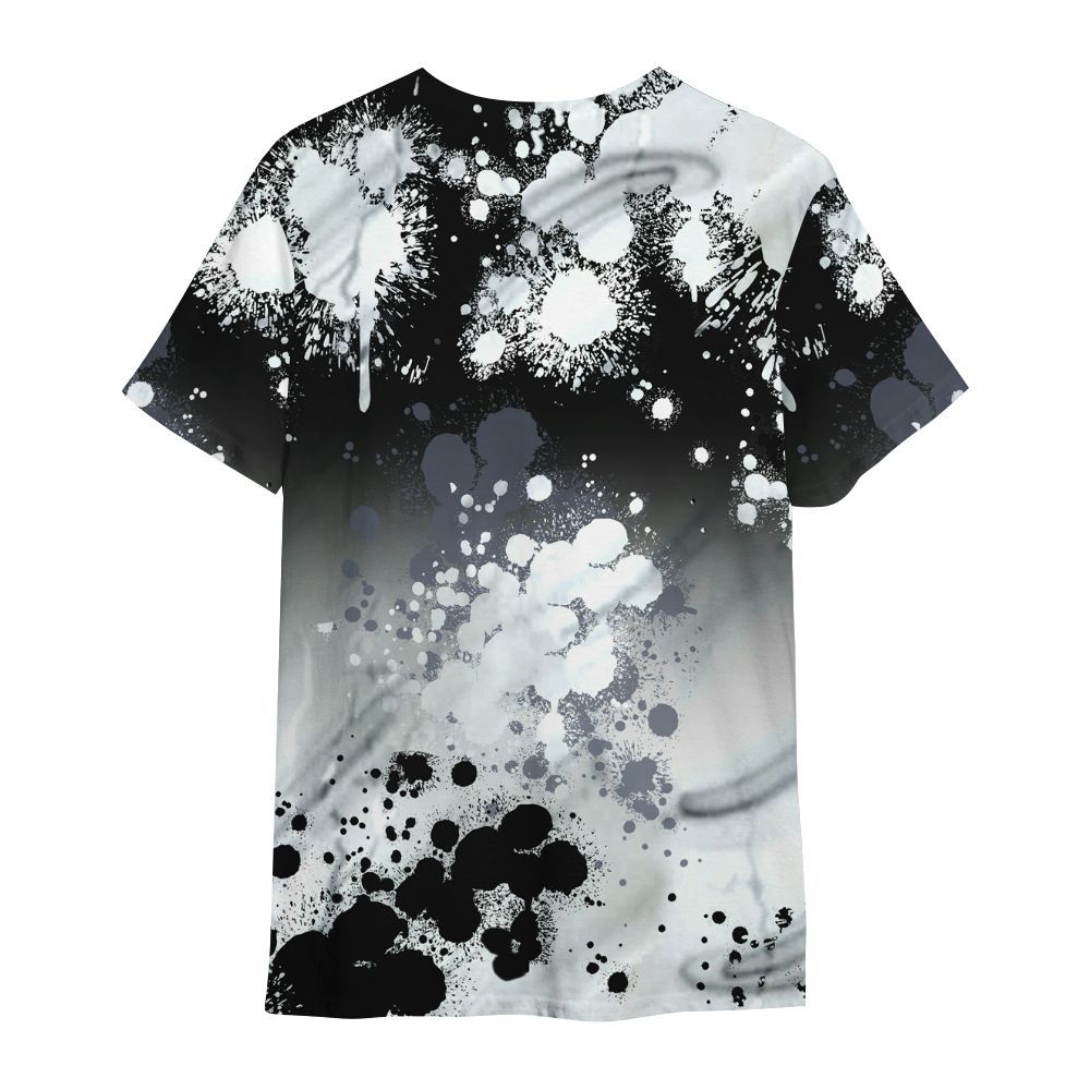 Shirt To Match Air Foamposite Jin Kazama - God Blessed Ink Drip All Over Print
