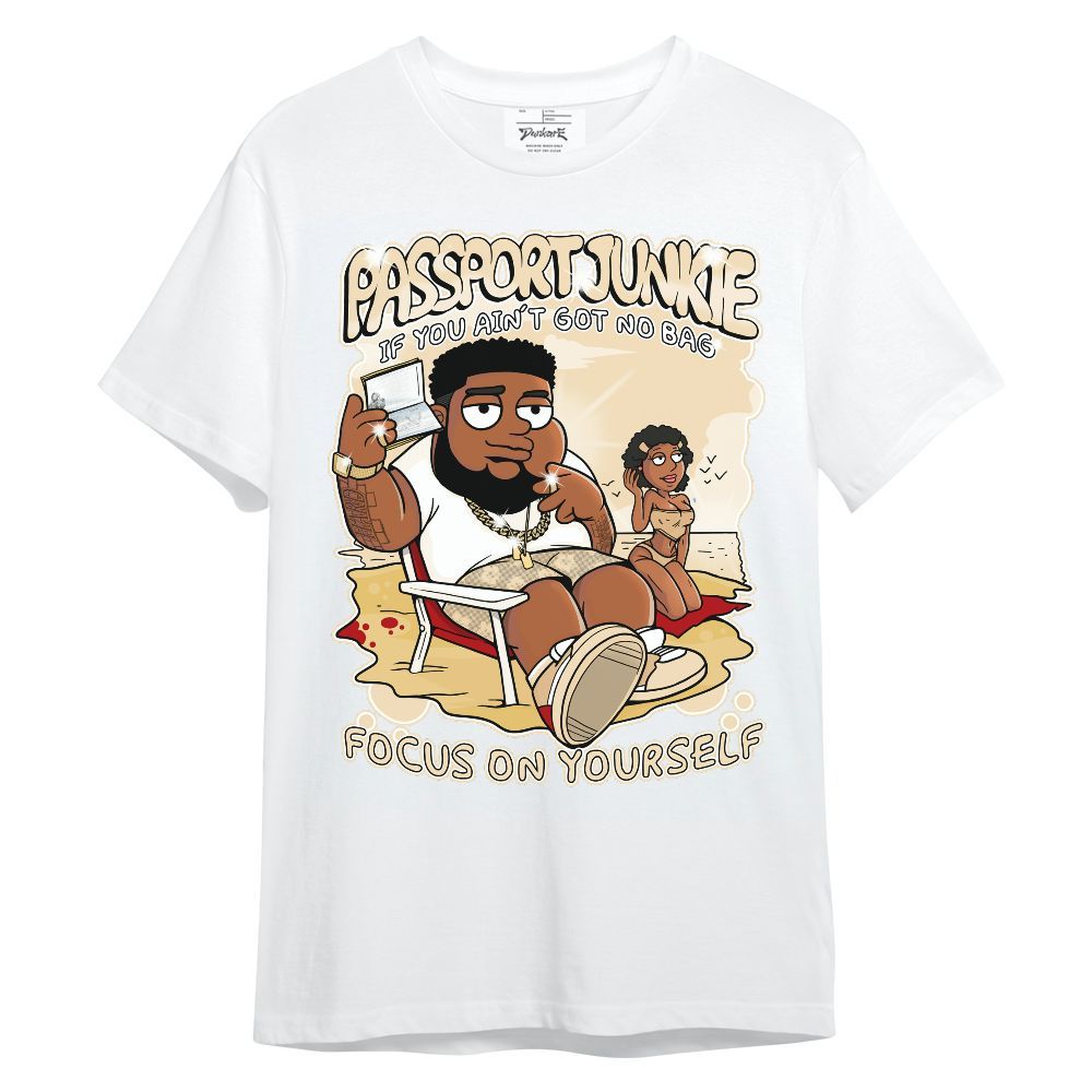 Shirt To Match Dunk Low Strawberry Waffle - Passport Junkie Graphic Unisex Shirt