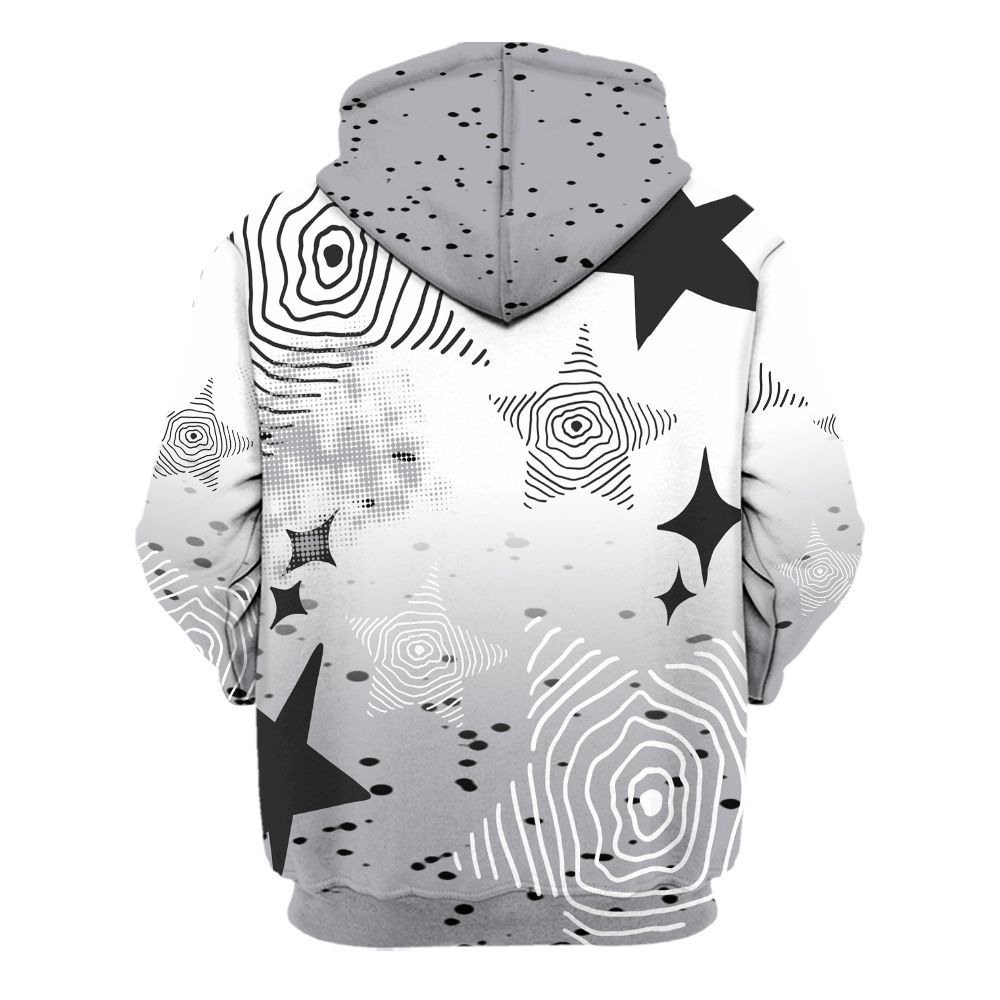 Hoodie To Match White Cement 4s - Sneakerz Girlz Unique Starz All Over Print