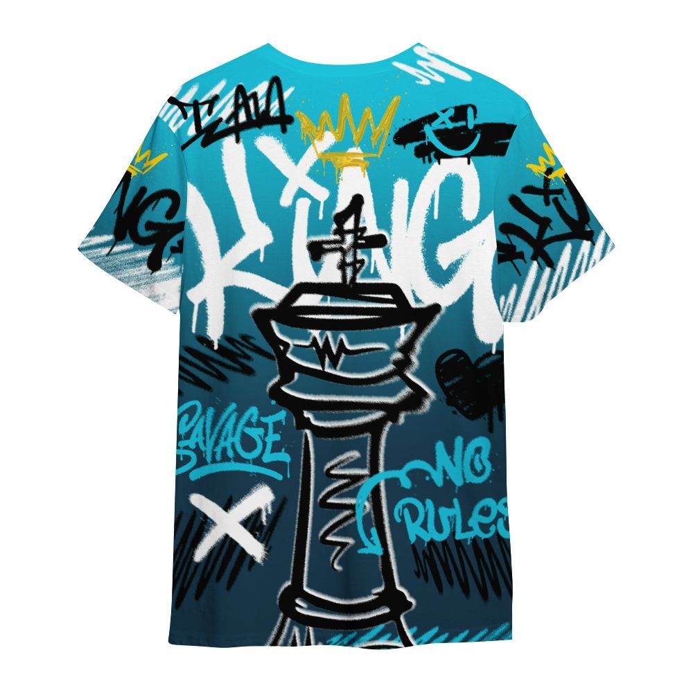 Shirt To Match Air Navy Baltic Blue - Street King Chess Streetwear All Over Print