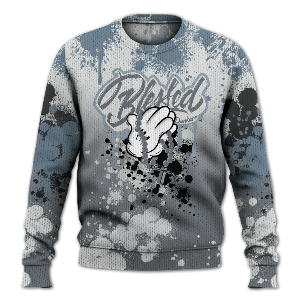 Knitted Sweater To Match Air Max DN Silver Bullet - God Blessed Ink Drip