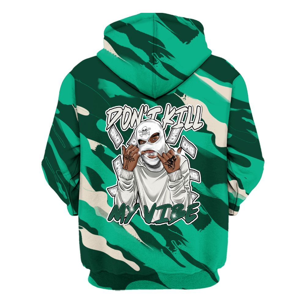 Hoodie To Match Oxidized Green 4s - Vibe.Unique Colored All Over Print