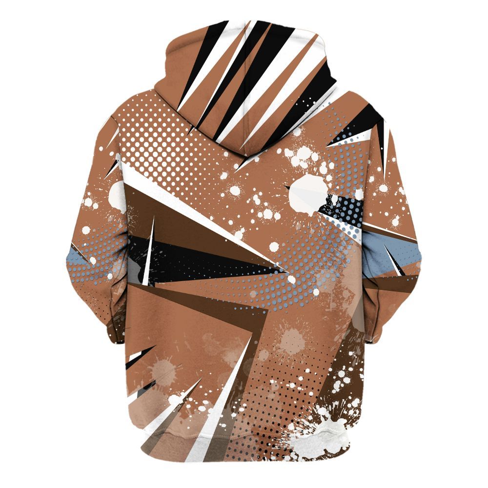 Hoodie To Match Air Foamposite Metallic Copper - Poly Trust No One Dripping All Over Print