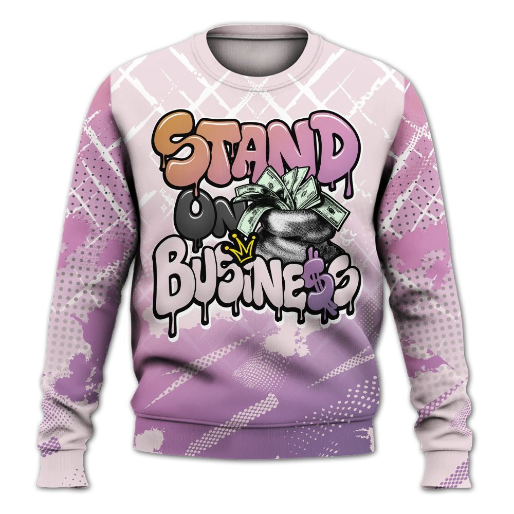 Sweatshirt To Match Book Sunrise 1s - Halftone Stand Business Dripping All Over Print