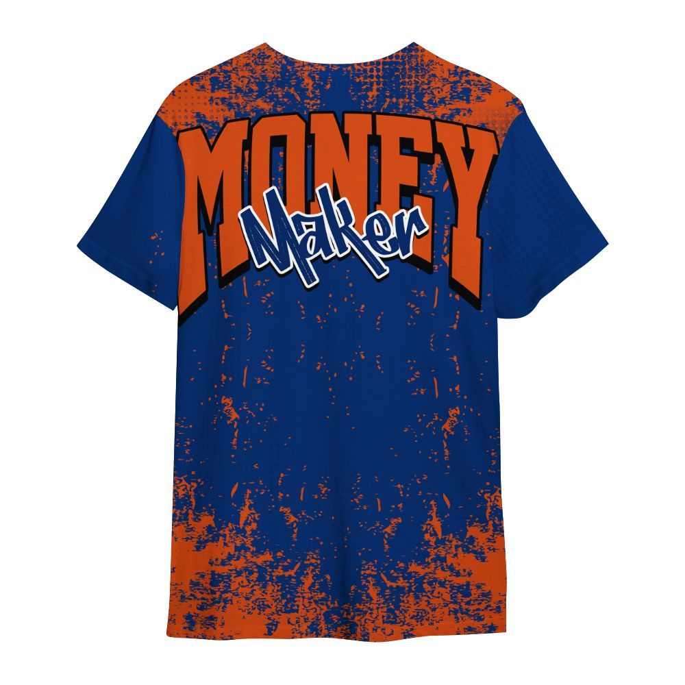 Shirt To Match Mid Knicks 1s - Move In Silence Money Street Retro All Over Print