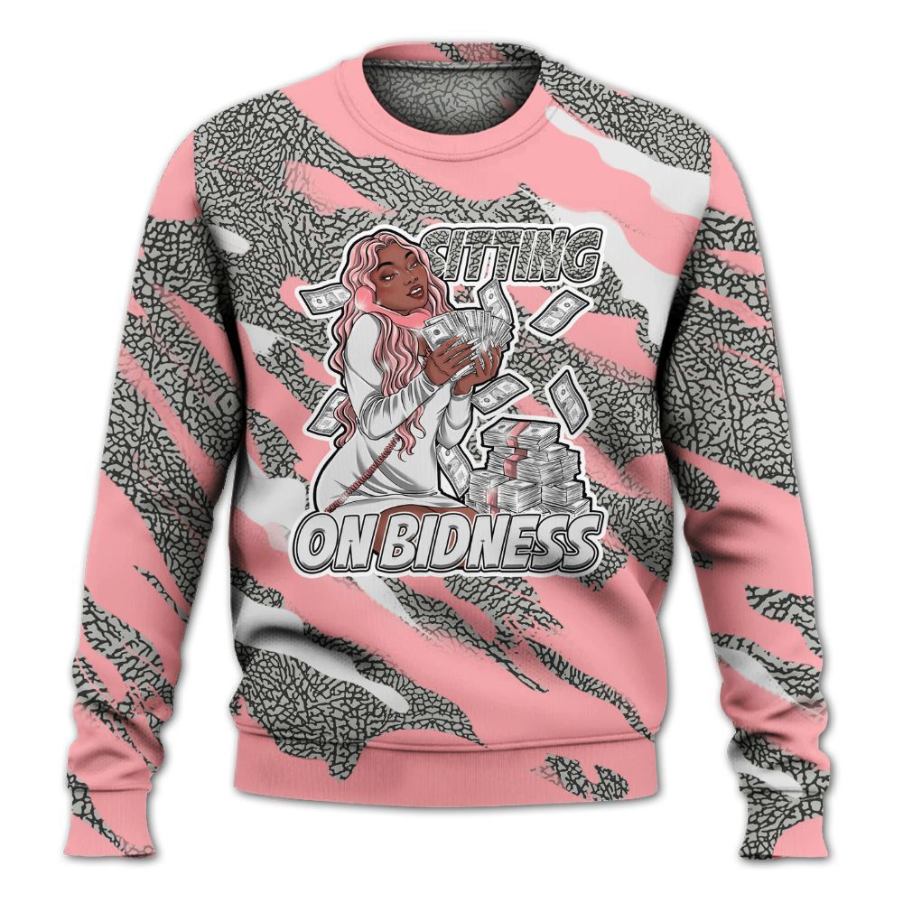 Sweatshirt To Match Retro Wings 3s - Bidness Colored All Over Print