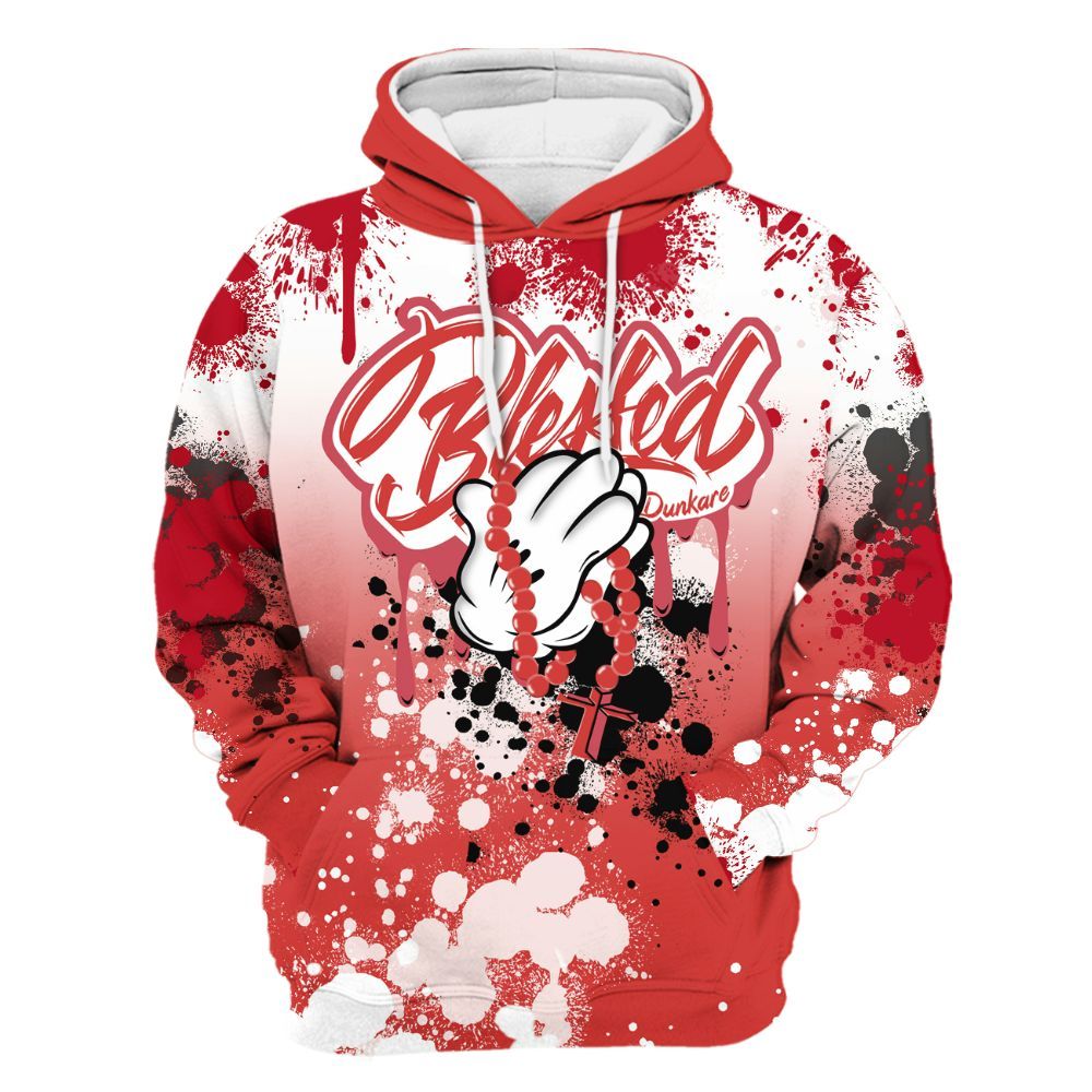 Hoodie To Match Scoot Zeros ODD City - God Blessed Ink Drip All Over Print