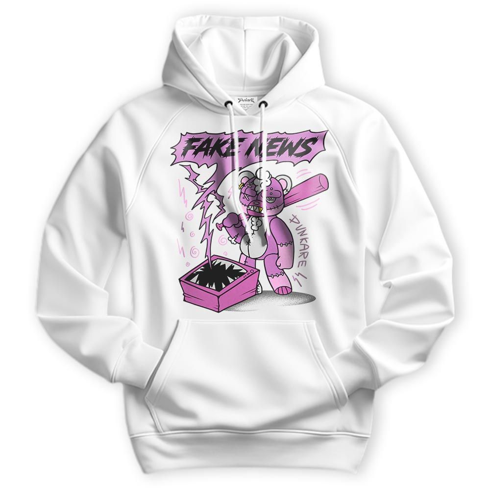 Sweatshirt To Match Hyper Violet 4s Hoodie - False News Hugz Hoodie Unisex