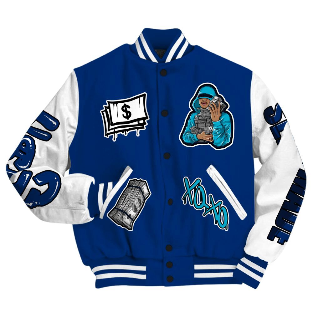 Varsity Jacket To Match Kobe 5 X-Ray - Selfmade Unique All Over Print