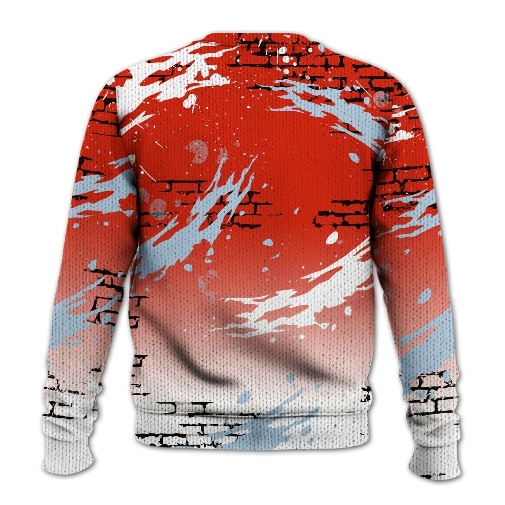 Knitted Sweater To Match Retro Cherry 11s - Values Of Loyalty Drip