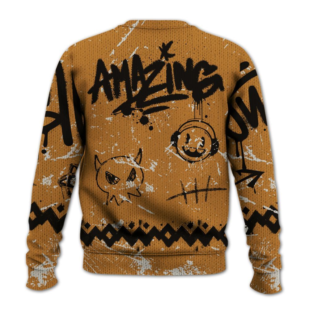 Knitted Sweater To Match Air Max Plus Sunset Swarovski - Friday Sneaker Crayon