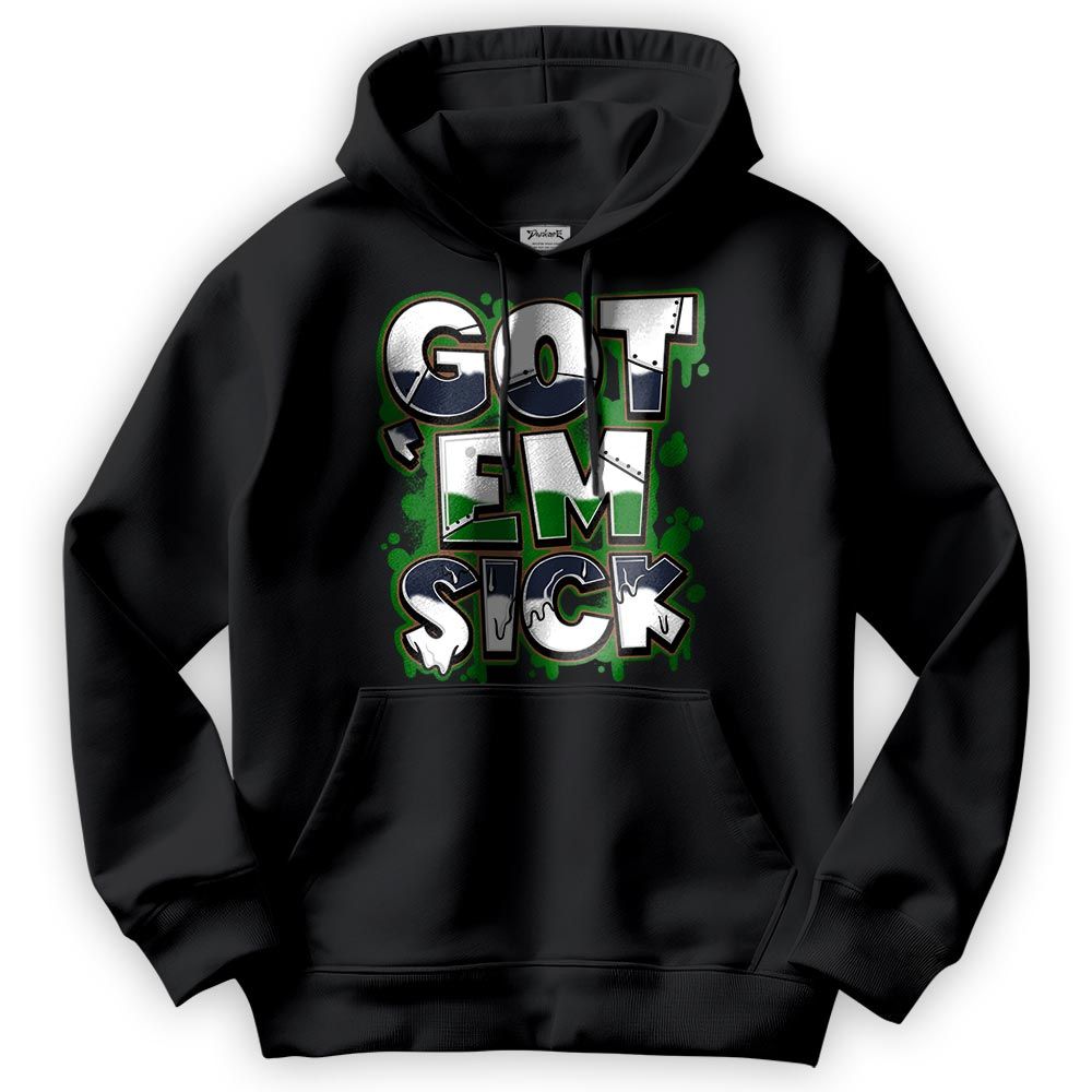 Sweatshirt To Match Midnight Navy 13s Hoodie - Gotten 'Em Sick Graphic Hoodie Unisex