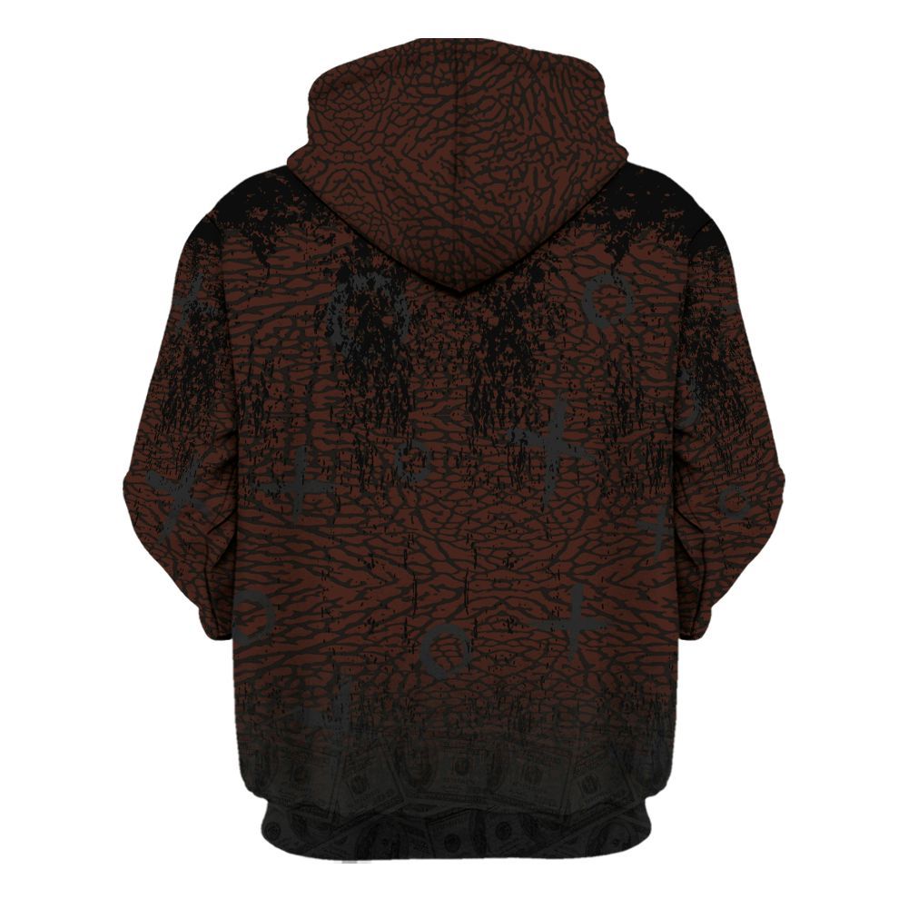 Hoodie To Match Air Force 1 Low Halloween Skull 2024 - Selfmade Unique Grunge All Over Print