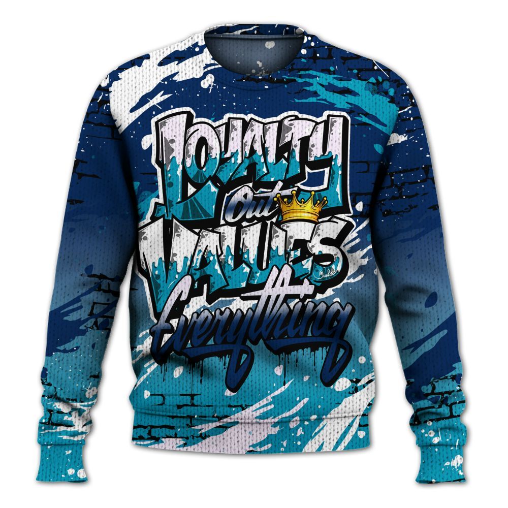Knitted Sweater To Match Kobe 5 X-Ray - Values Of Loyalty Drip