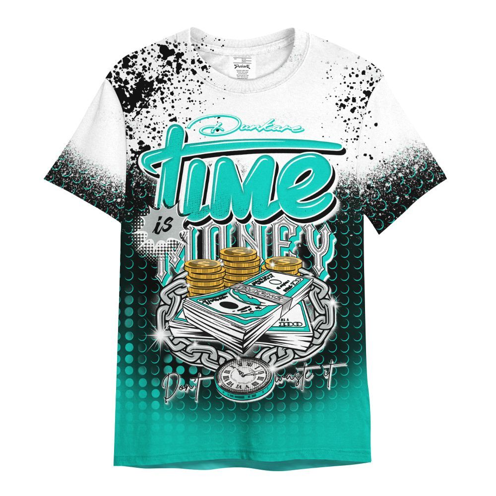 Shirt To Match Air Max 95 Dark Tiffany - Halftone Time Is Money All Over Print