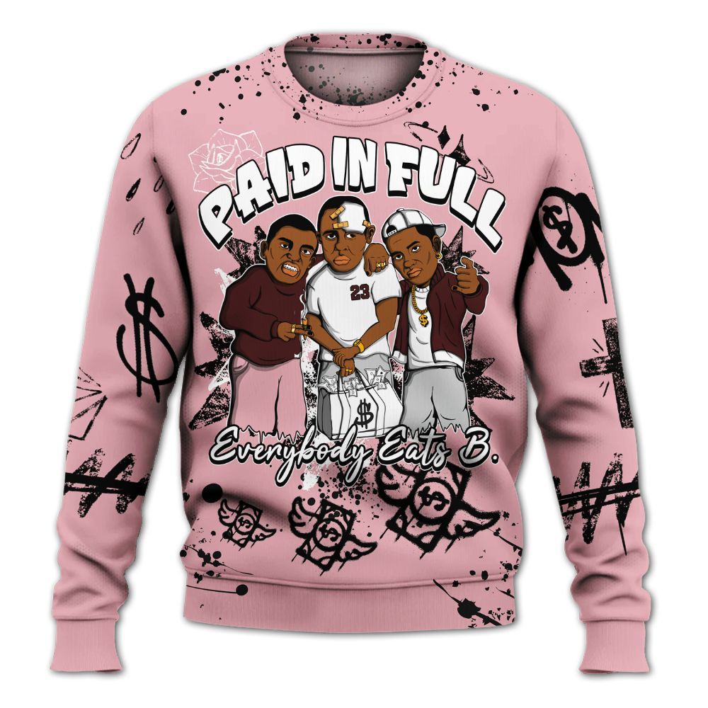 Sweatshirt To Match Air Max 90 Neapolitan 2025 - Everybody Paid In Full Crayon All Over Print