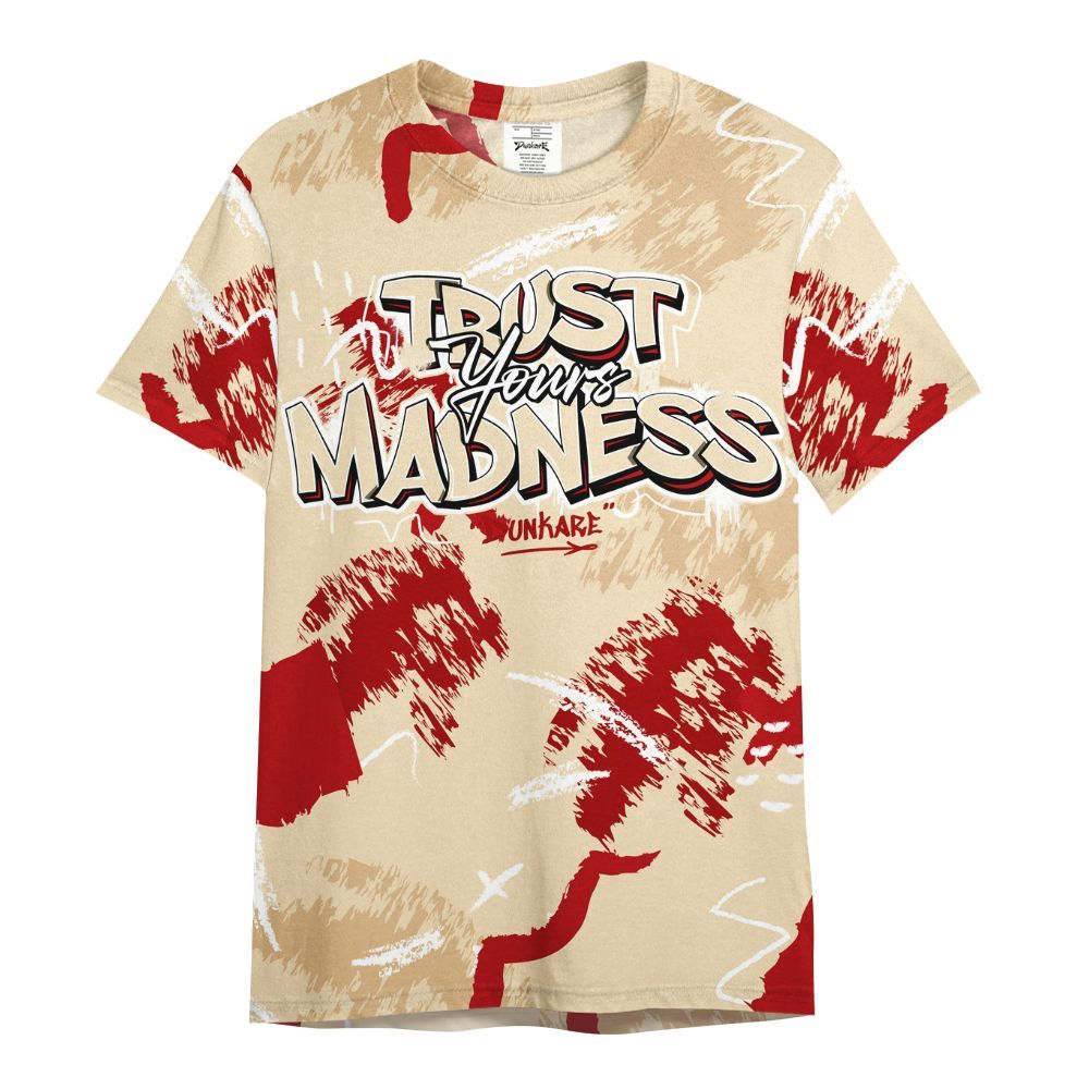 Shirt To Match Dunk Low Strawberry Waffle - Trust Your Madness Retro All Over Print