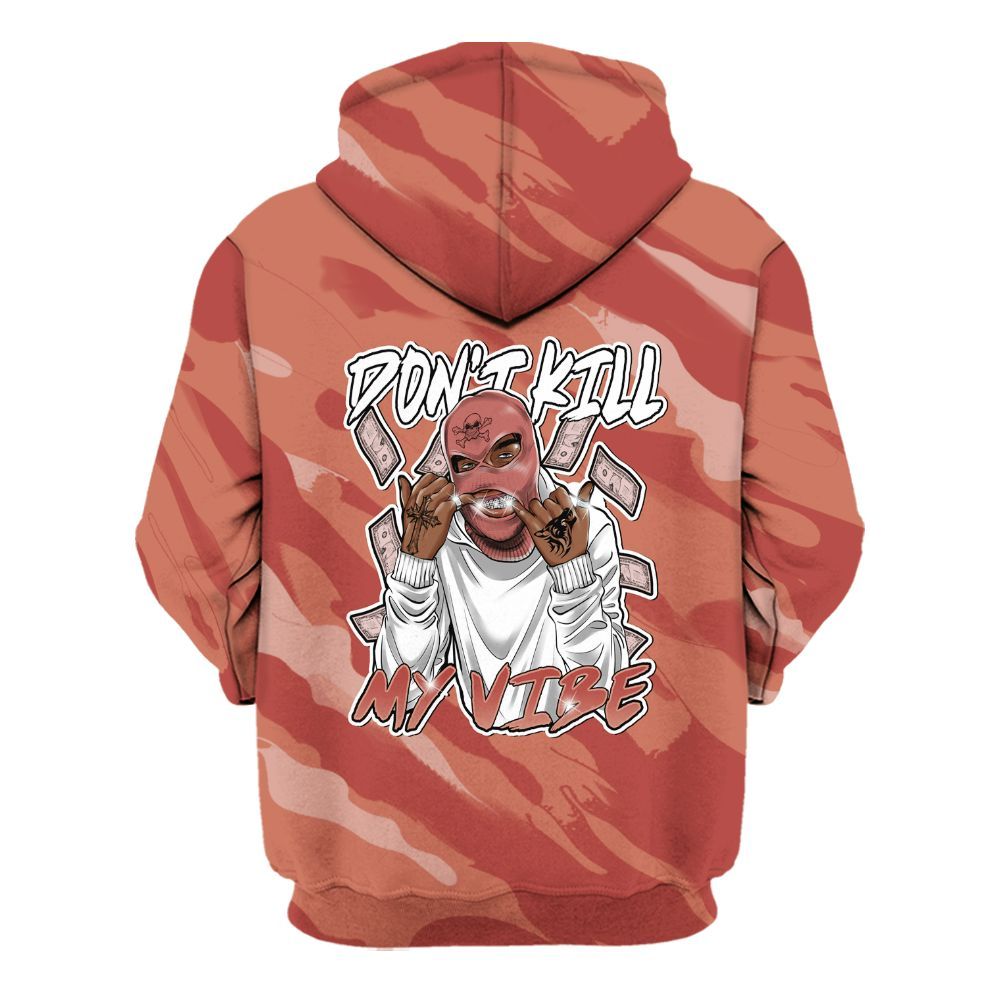 Hoodie To Match Dune Red 13s - Vibe.Unique Colored All Over Print