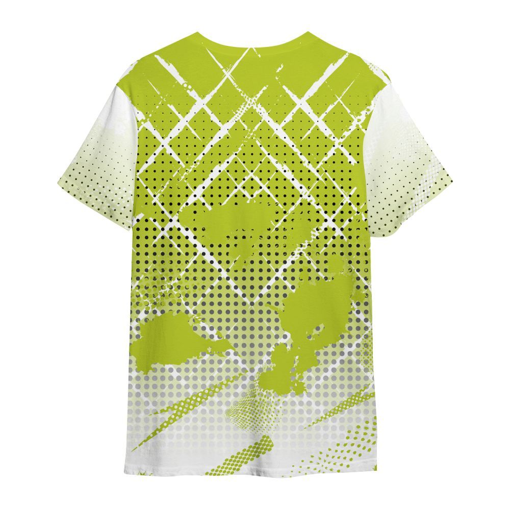 Shirt To Match Bright Cactus 13s - Halftone Stand Business Dripping All Over Print