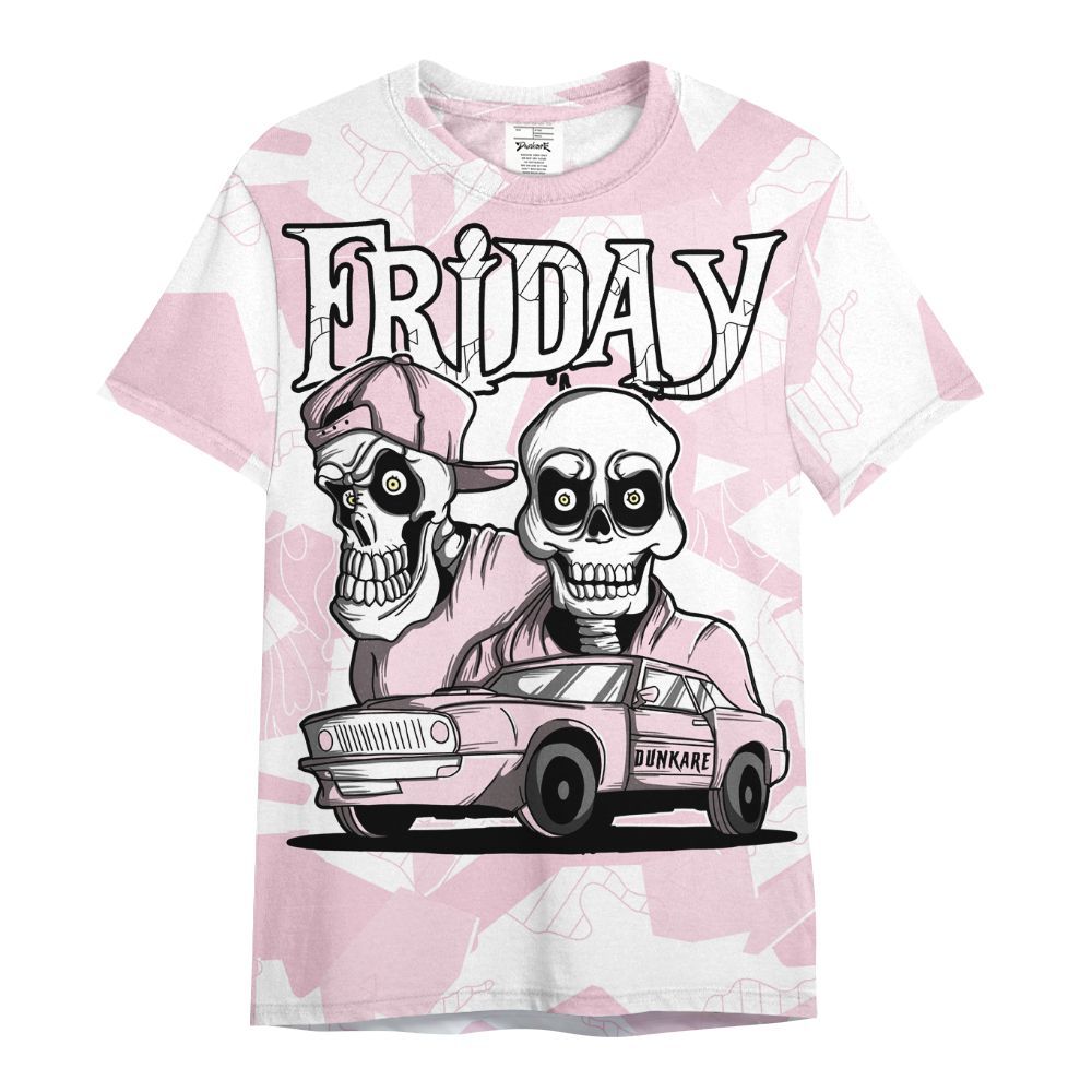 Shirt To Match Orchid 4s - Friday Funny Retro All Over Print
