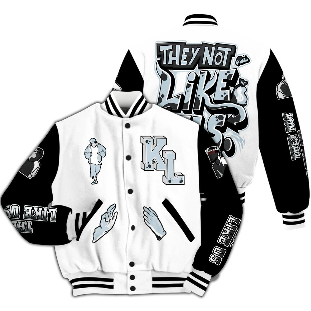 Dunkare Kobe 9 Protro Halo Varsity Jacket - Dislike Us Graphic All Over Print Letterman Jackets