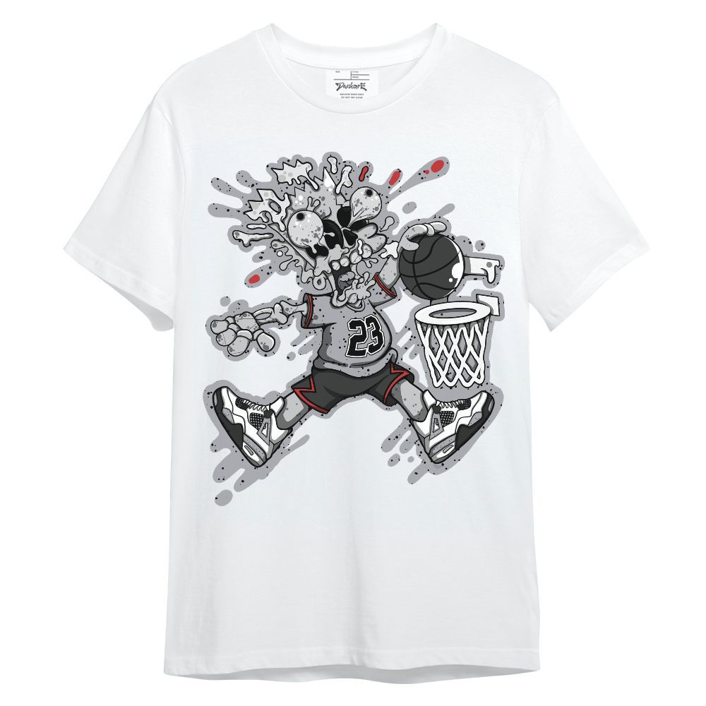 Shirt To Match White Cement 4s - 85's Dunks Graphic