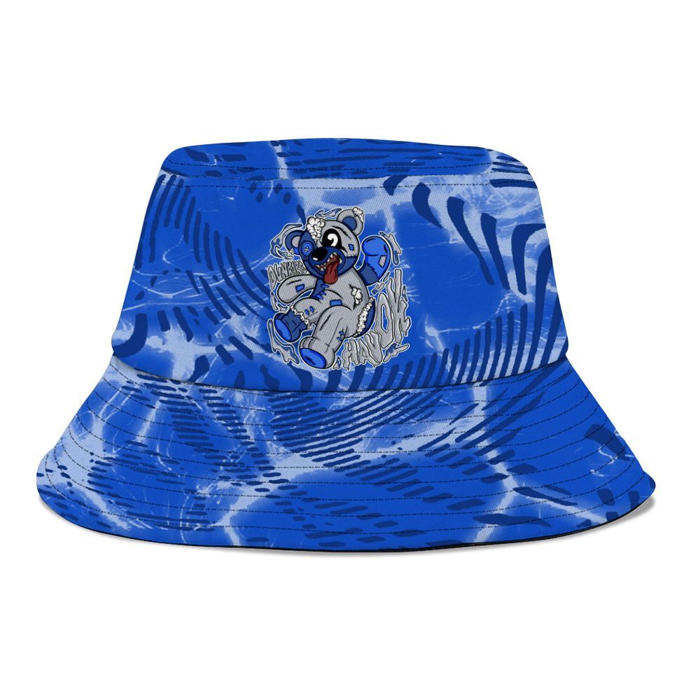 Bucket Hat To Match Air Foamposite One Royal - Havok Bear Graphic