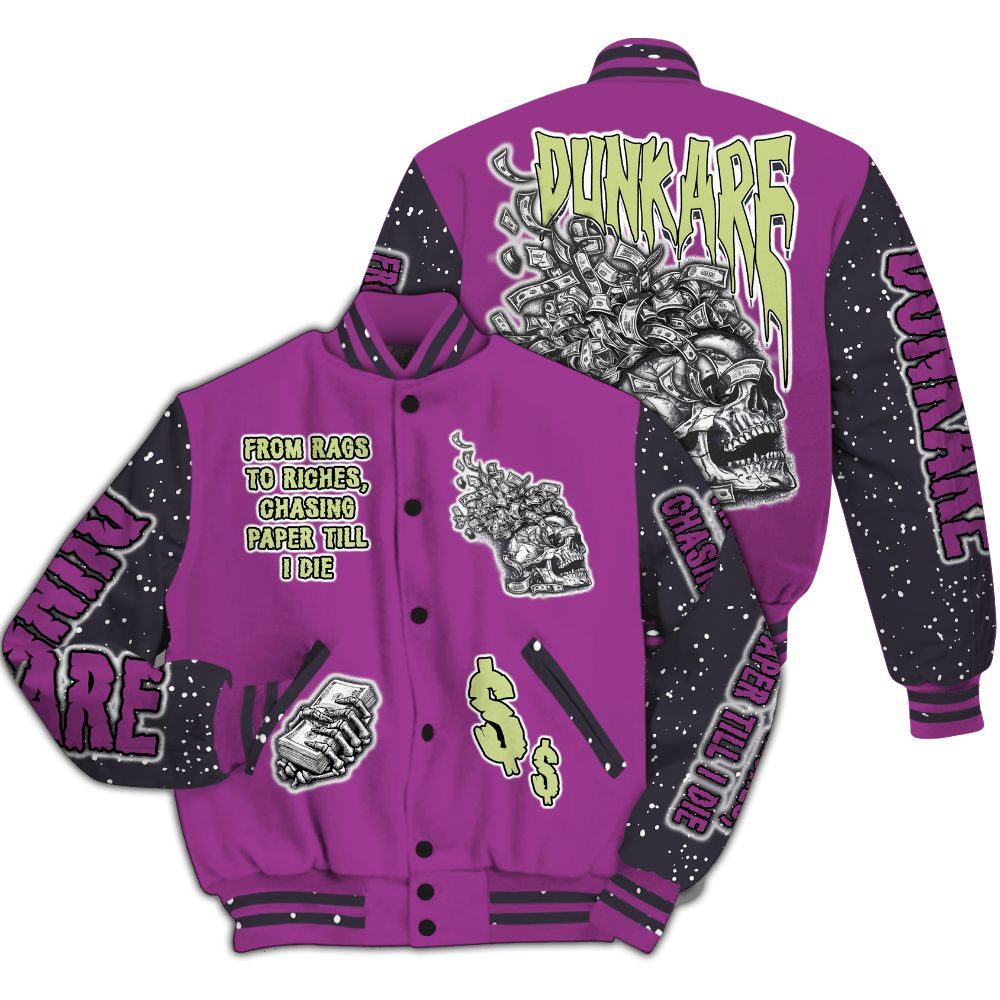 Varsity Jacket To Match Ja 2 Staregazer - From Rags To Riches All Over Print