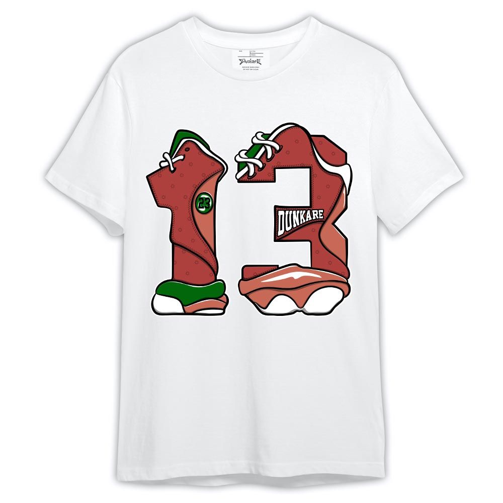 Shirt To Match Dune Red 13s - Number 13s Shirt Outfit