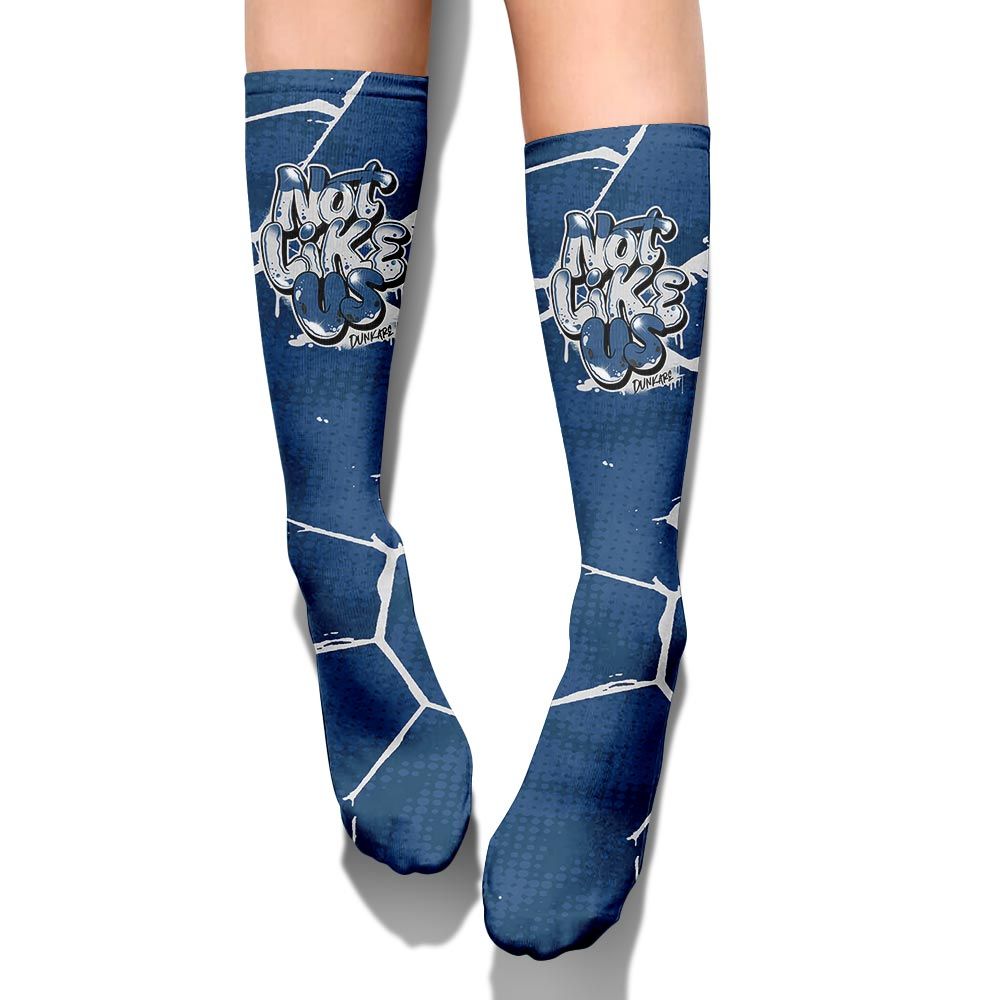Sock To Match High OG Midnight Navy 1s - None Like Us Graphic