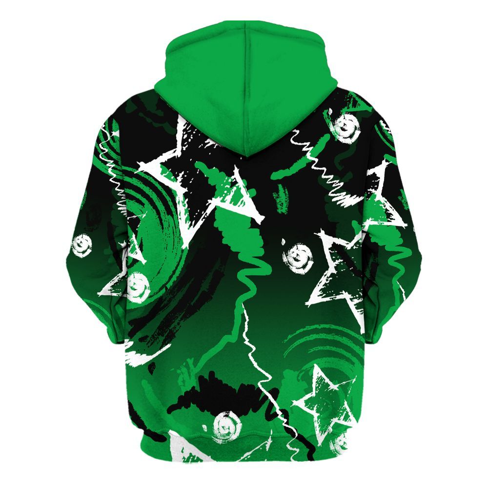 Hoodie To Match Low Lucky Green 1s - Grind Shine Later Drip All Over Print