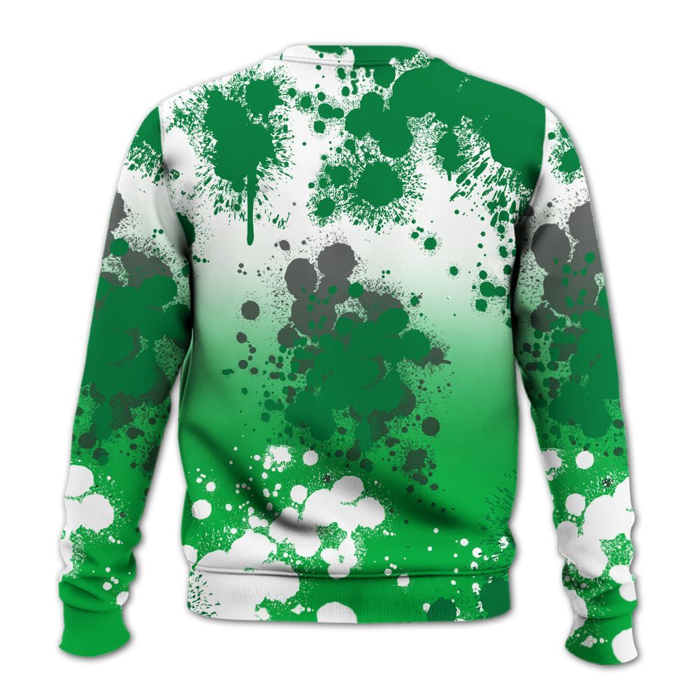 Sweatshirt To Match Lucky Green 5s - Trust No One Scary All Over Print