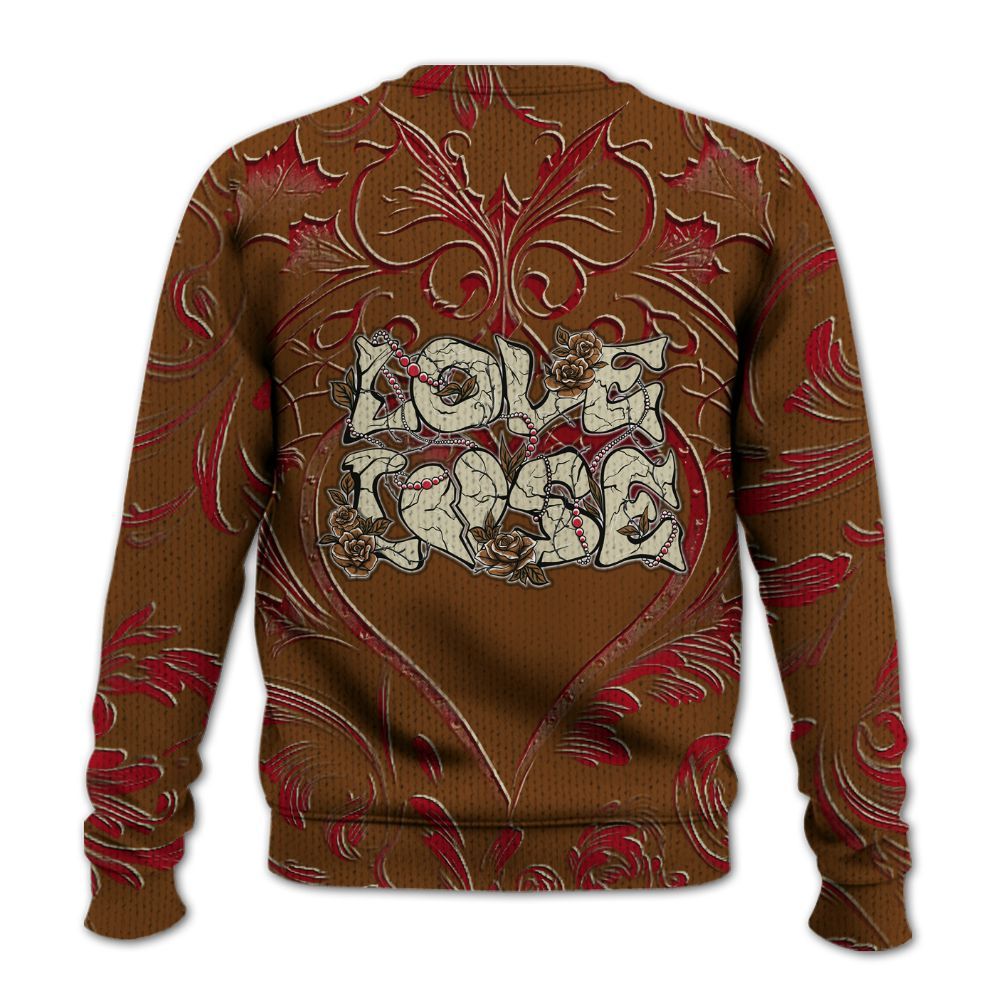 Knitted Sweater To Match Archaeo Brown 5s - Loves Lose Gothic