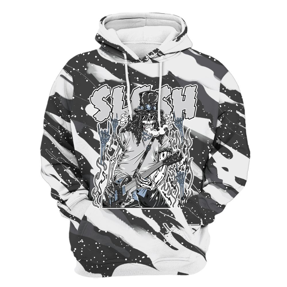 Hoodie To Match Reverse Oreo 6s - Slash Skeleton Colored