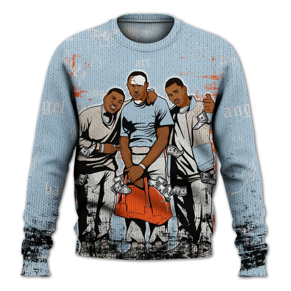 Sweater To Match High OG Alaska 1s - Paid In Full Money Graphic