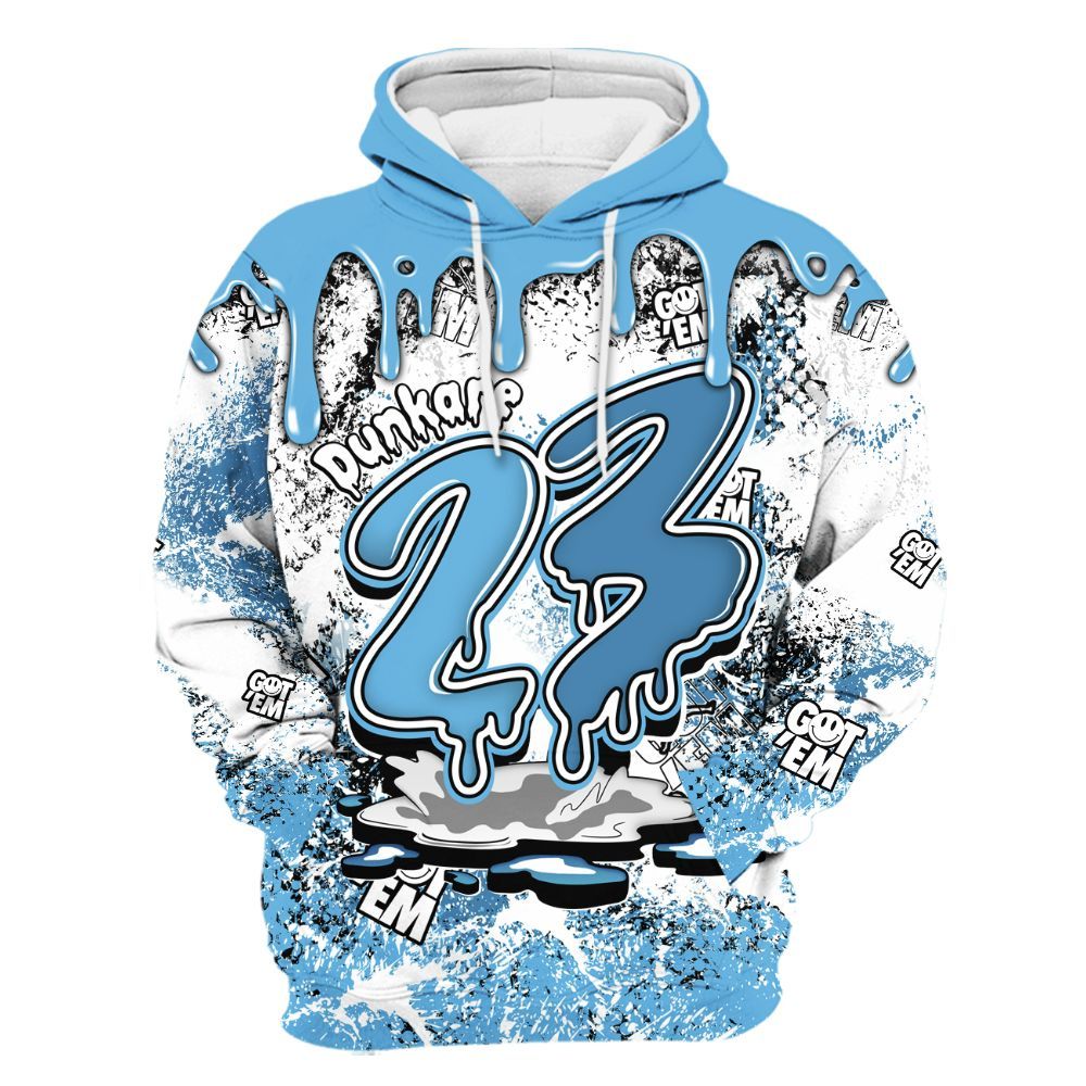 Hoodie To Match Melo 12s - Dripping 23 Drip All Over Print