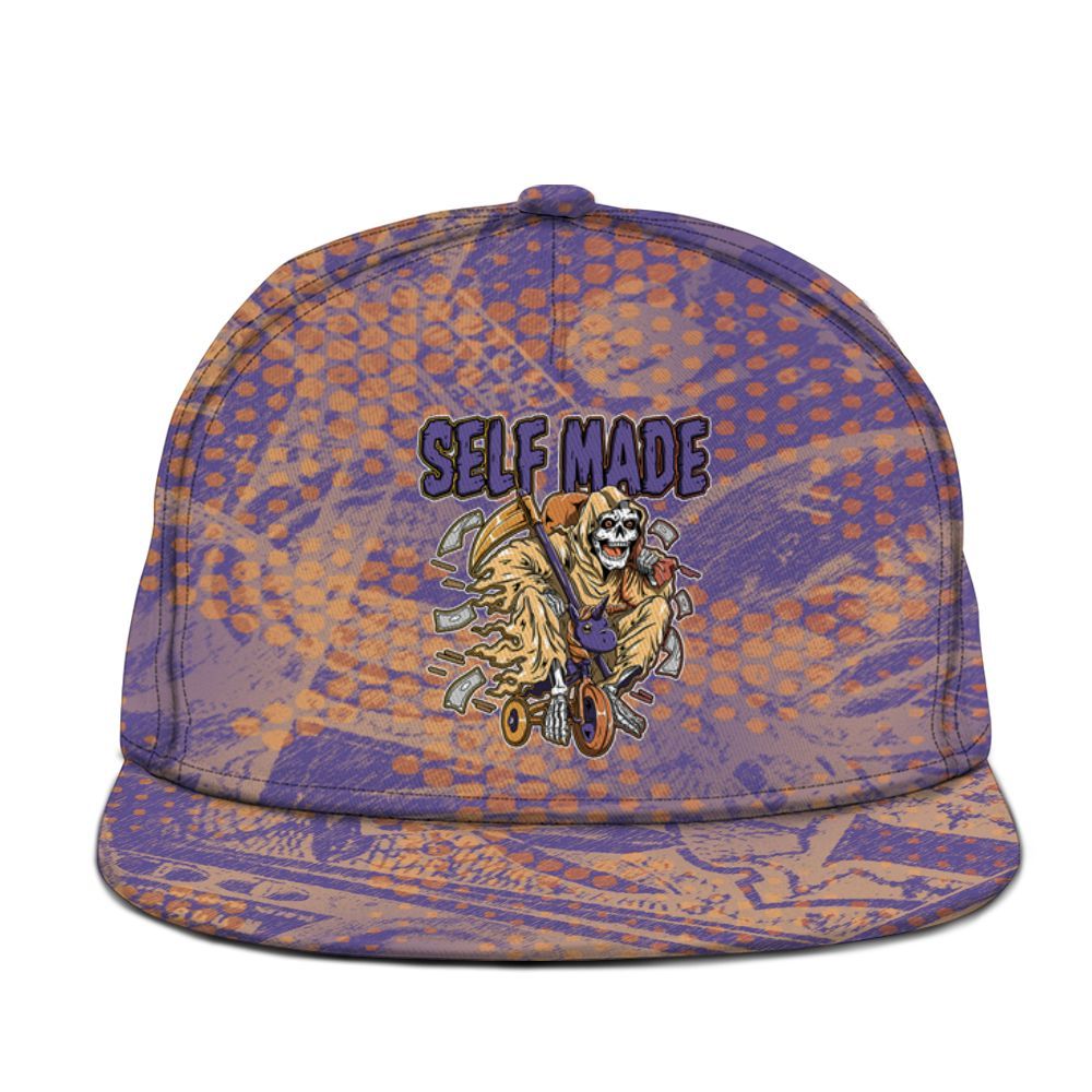 Snapback To Match Book Sunset 1s - Self Make Skeleton Banknotes Art Graphic