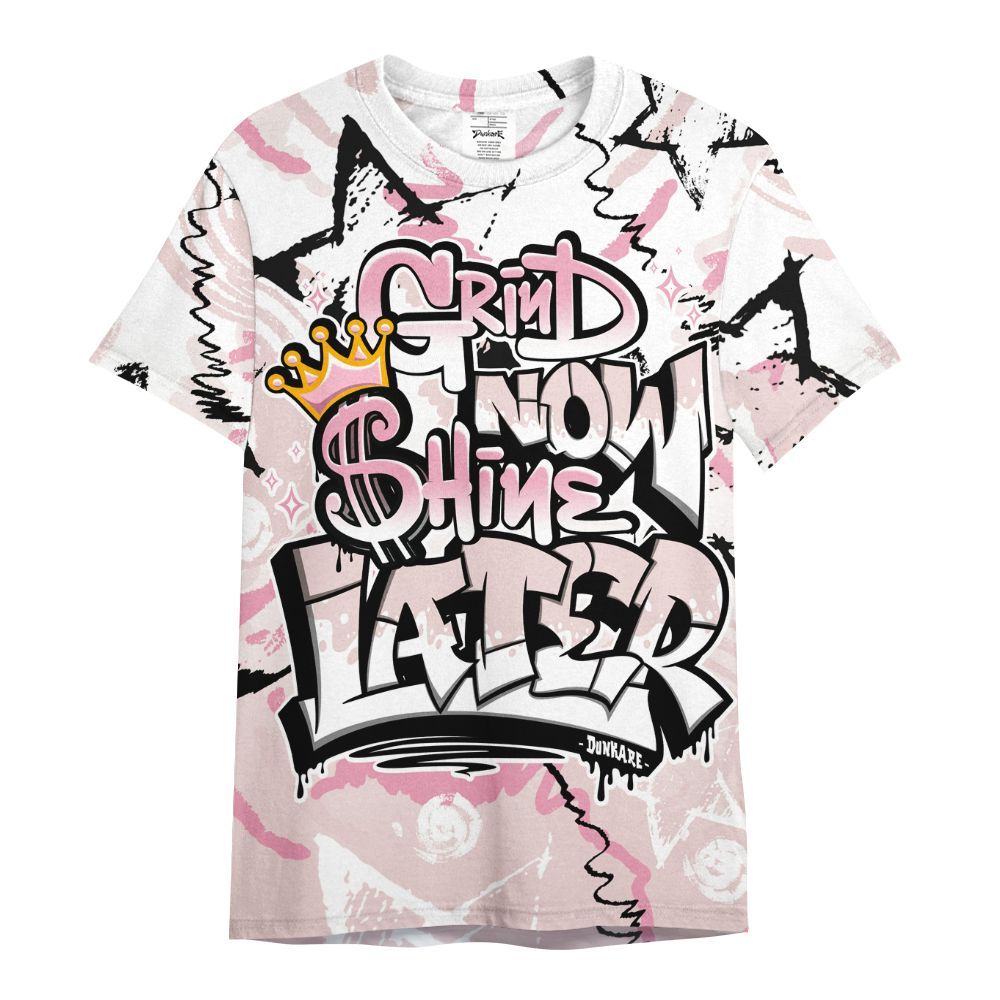 Shirt To Match Dunk Low KD 17 Aunt Pearl - Grind Shine Later Drip All Over Print
