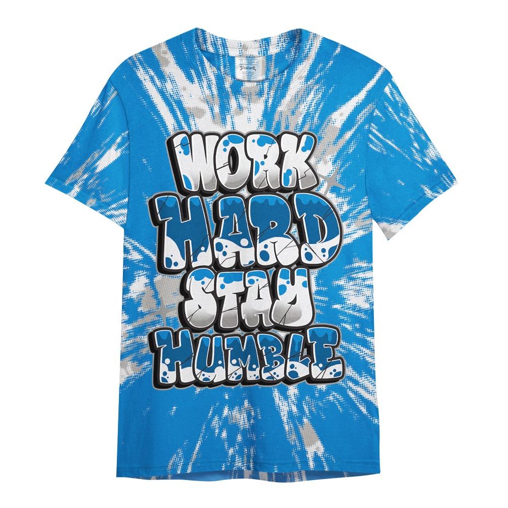 Shirt To Match Industrial Blue 4s - Working Hard And Humble Luxury Shirt Unisex