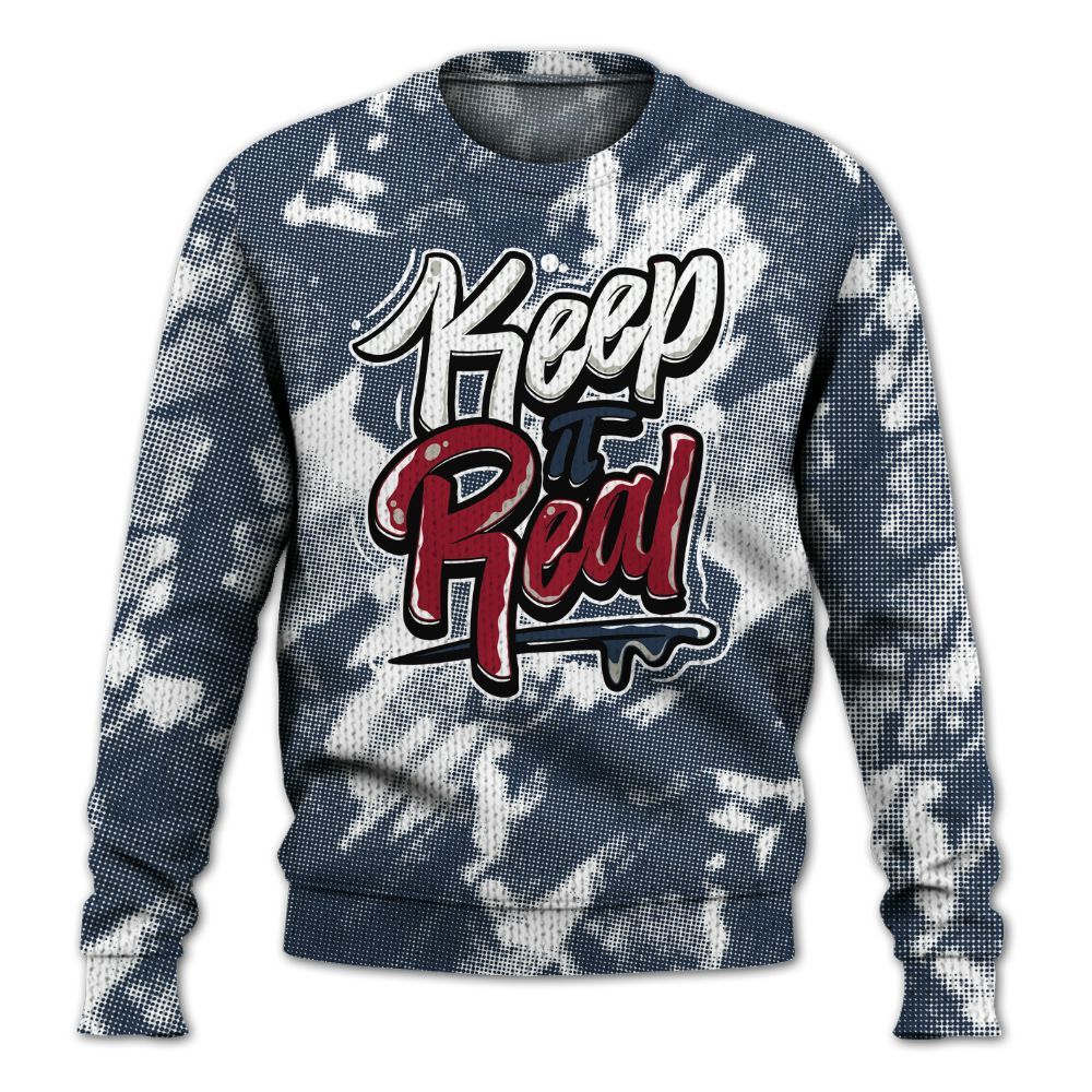 Knitted Sweater To Match Navy Blue 2024 6s - Keeping It Reals Shirt Unisex Oufit