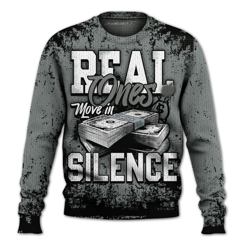 Knitted Sweater To Match Retro Georgetown 6s - Move In Silence Money Street Retro