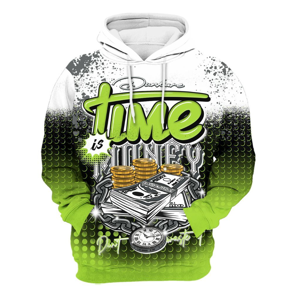 Hoodie To Match Air Max 95 Neon - Halftone Time Is Money All Over Print