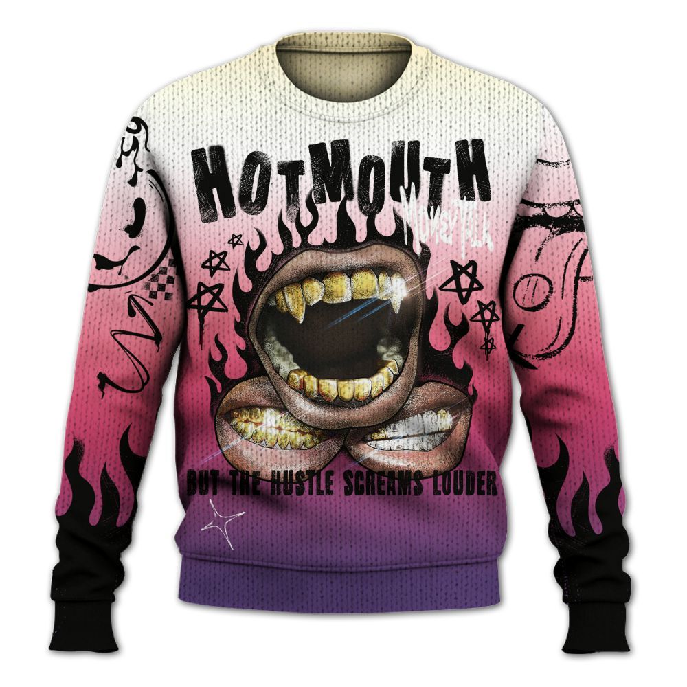 Knitted Sweater To Match Air Griffey Max Los Angeles 1s - Mouth Burning Street Style