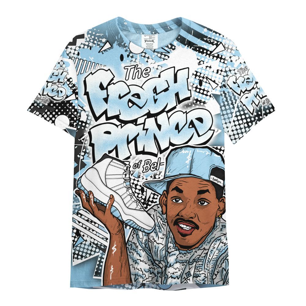 Shirt To Match Legend Blue 11s - Fresh Sneaker 90s All Over Print