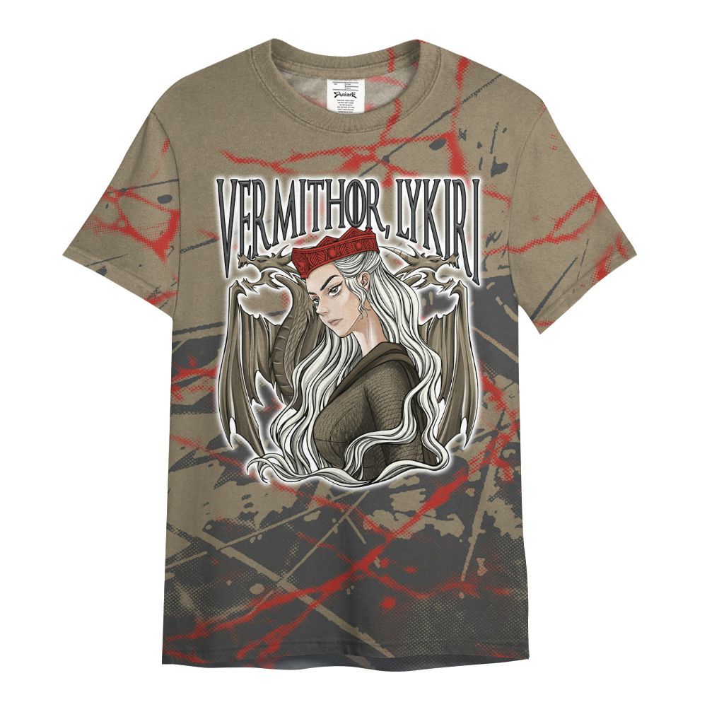 Shirt To Match Olive 9s - Dragon's Mom! Profound All Over Print