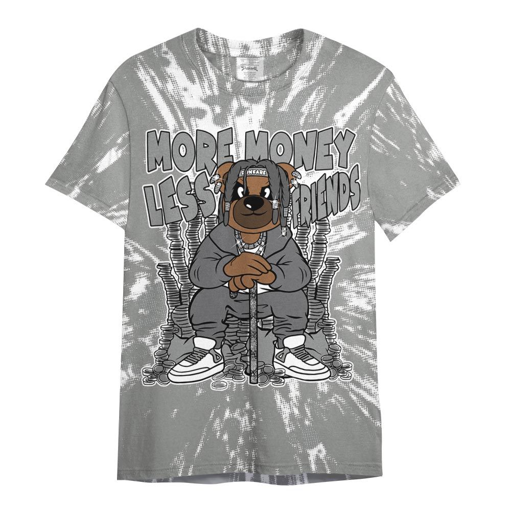 Shirt To Match Paris Cement Grey 4s - More Moneys Bear Luxury Shirt Unisex