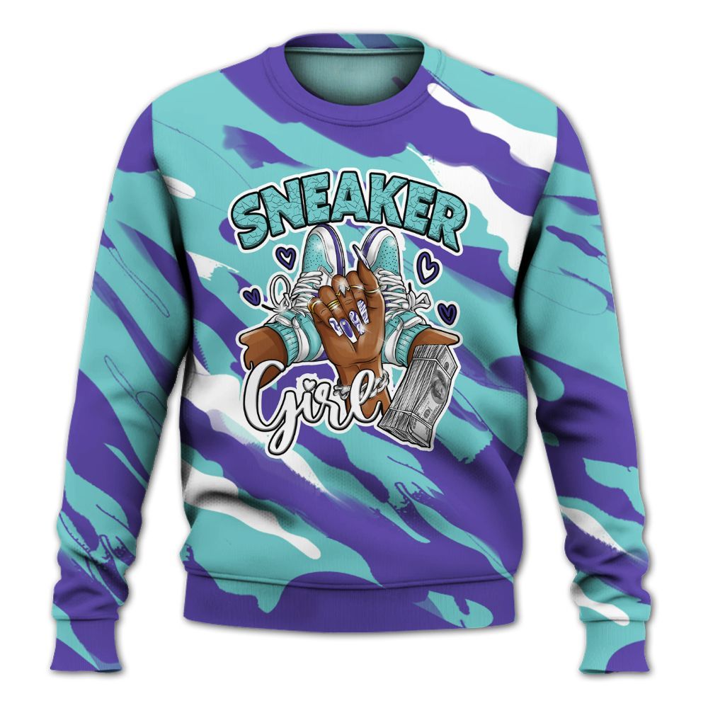 Sweatshirt To Match Low Hornets 1s - Sneakerz Girlz Colored All Over Print