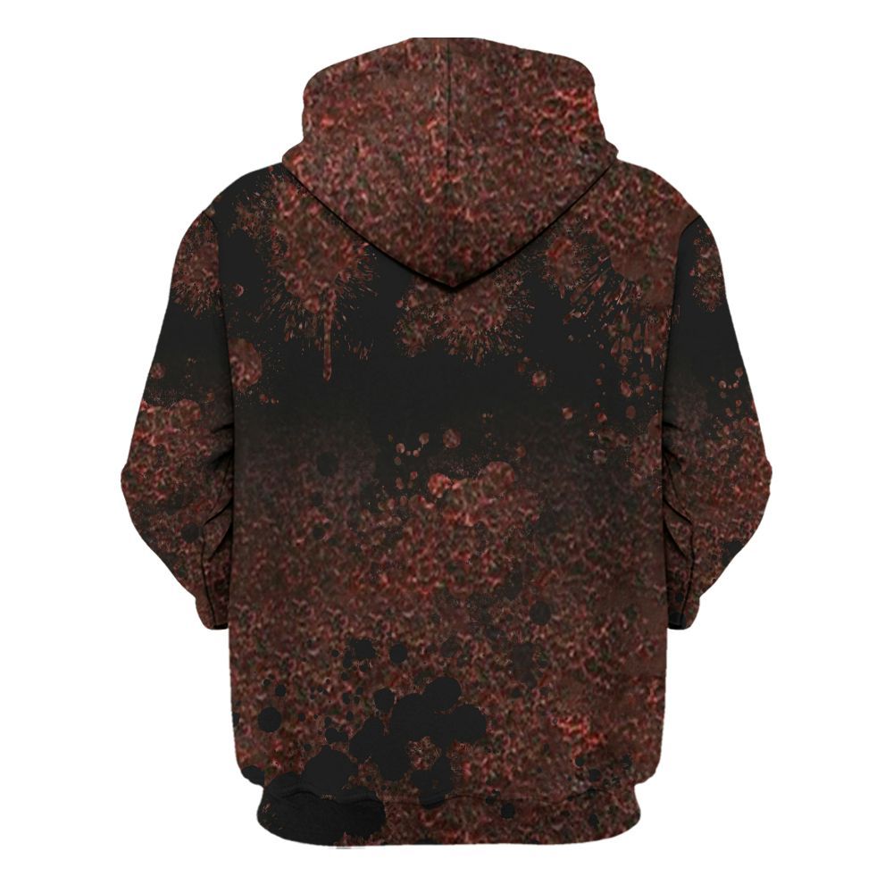 Hoodie To Match Air Force 1 Low Halloween Skull 2024 - God Blessed Ink Drip All Over Print