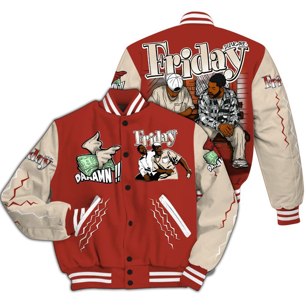 Varsity Jacket To Match Brick After Brick 4s - Friday Movie 90s TV All Over Print