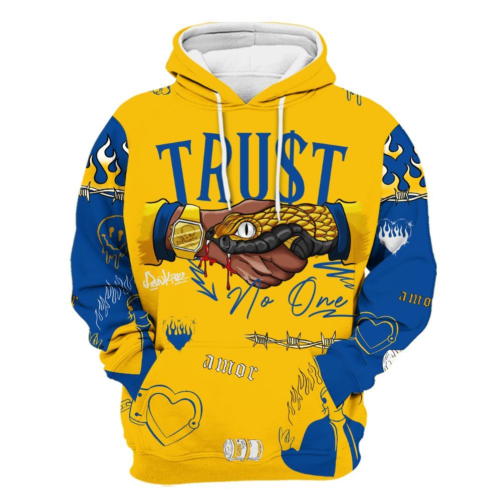Hoodie To Match High Laney 1s - Snake Trust No One All Over Print